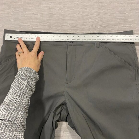Eddie Bauer Fleece Lined Tech Pants Mens 40 x 32 Gray Water Repellent Insulated - Picture 7 of 12